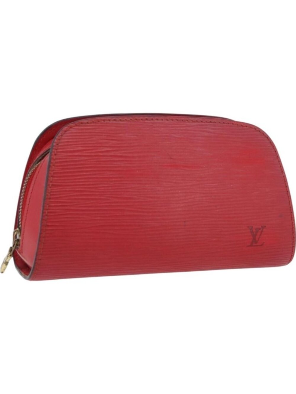 LOUIS VUITTON Epi Dauphine PM Pouch Castilian Red M48447